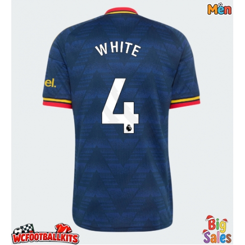 Arsenal Ben White #4 Replica Away Stadium Shirt 2026-27 Short Sleeve